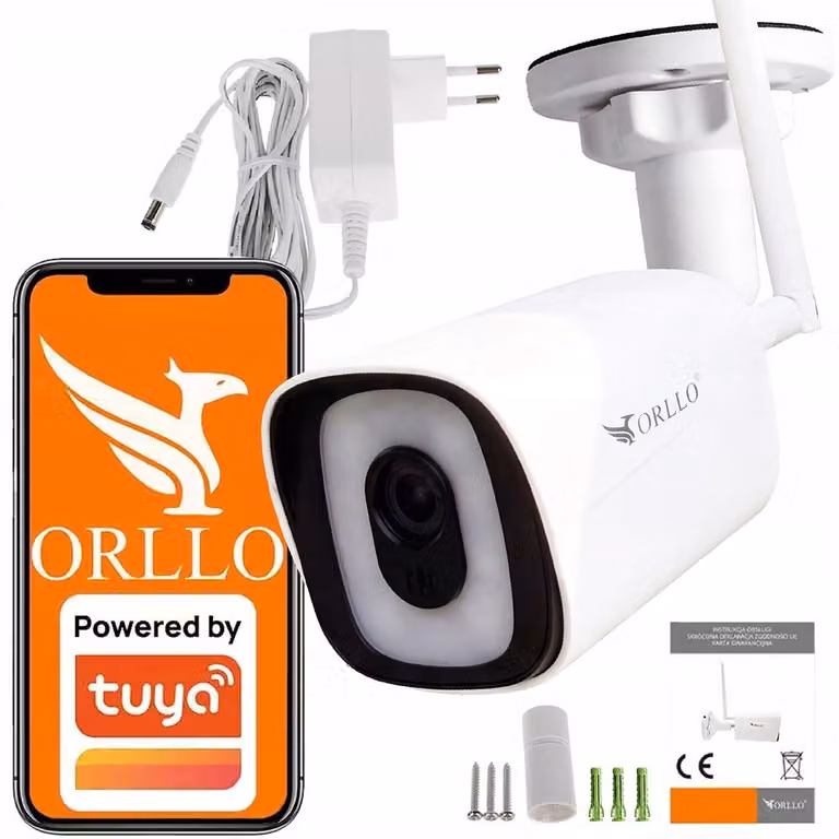 Telecamera IP Wi-Fi esterna, 6 megapixel, modello TZ4 PRO
