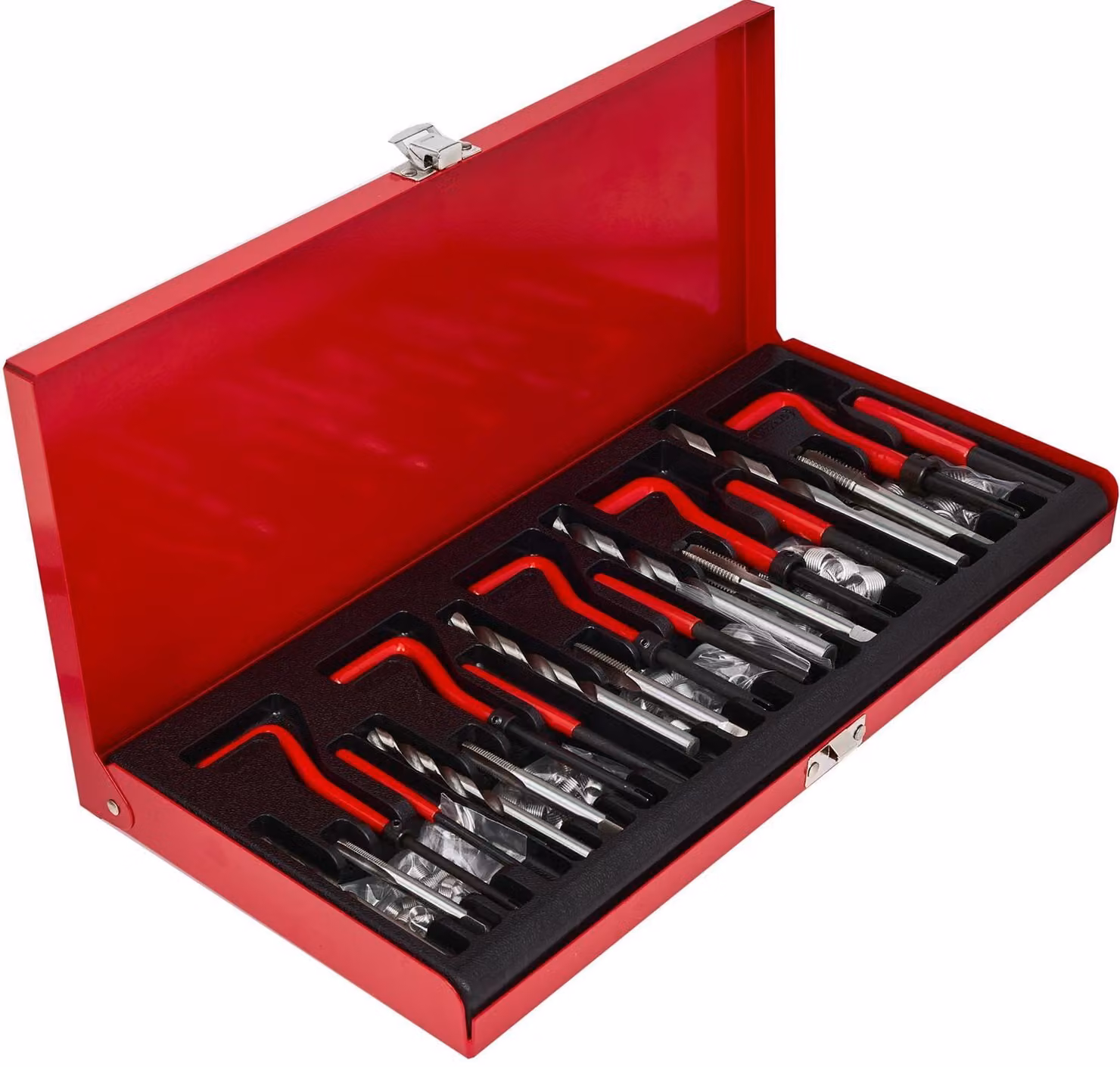 Kraft&Dele KD10590 set per riparazione filettature 131 pezzi