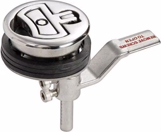 Serratura a boccaporto AISI316 con serratura Ø60 mm , 1 pezzo
