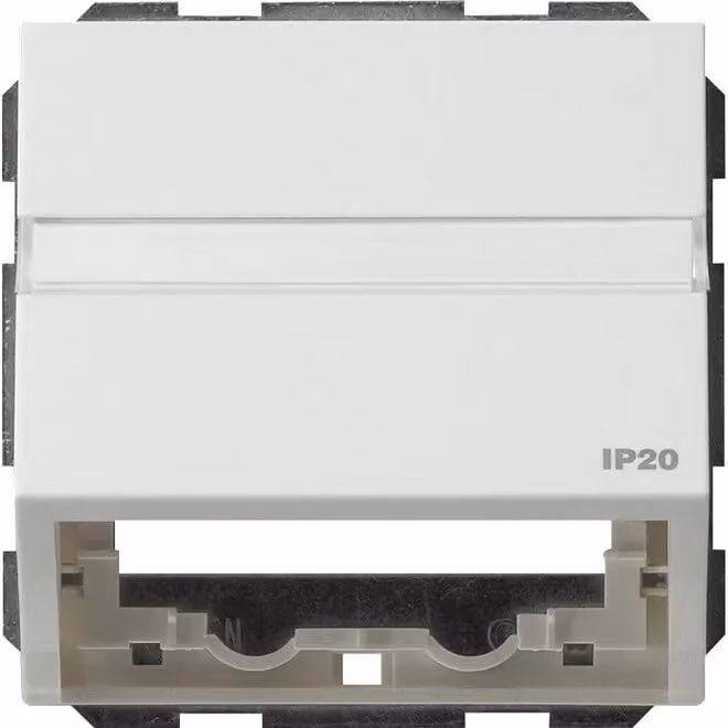 Gira 087066 Copertura dati BSF con anello di supporto Gira TX_44, colore bianco puro