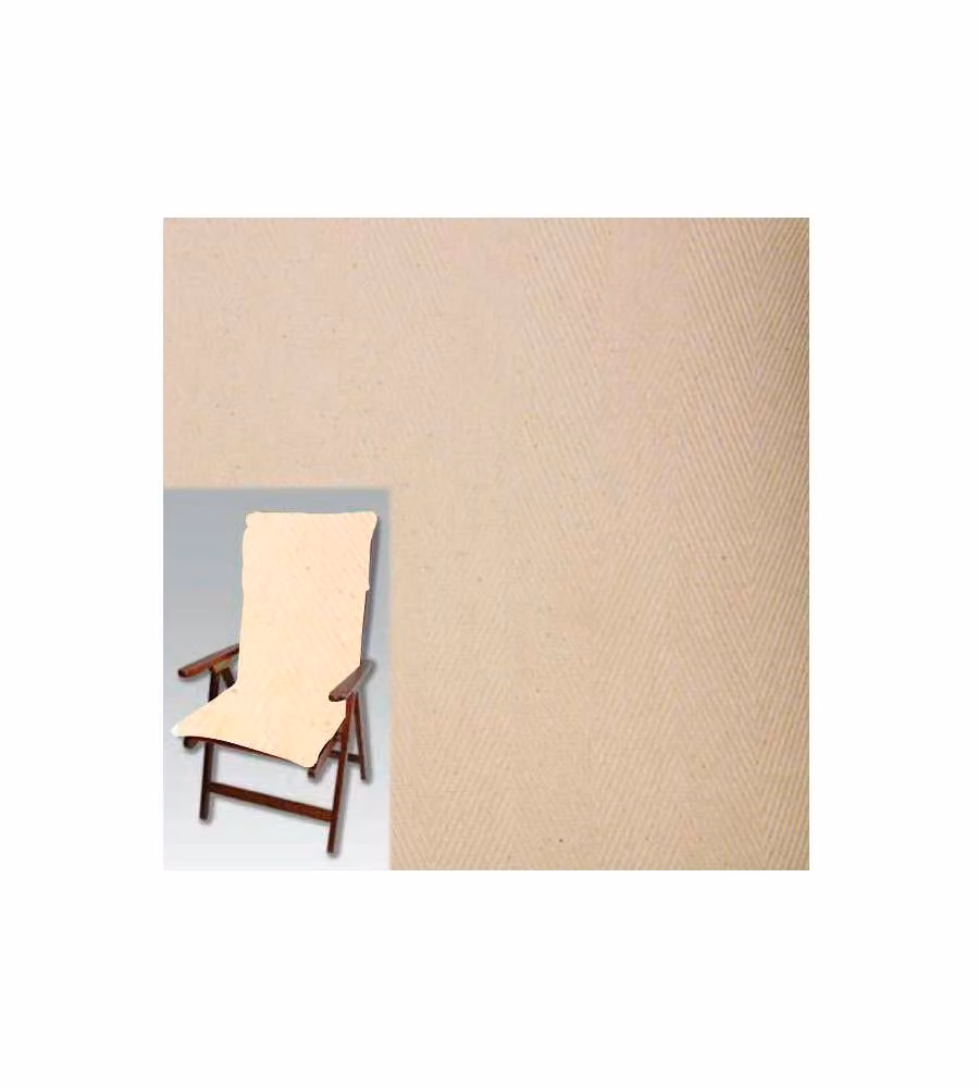 Cuscino sedia alto ecrù 70 + 45 x 45 x 5 cm