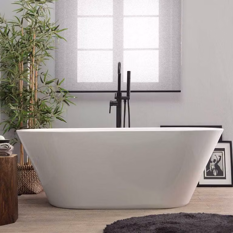 Vasca da bagno autoportante in acrilico bianco 180cm | Allegra