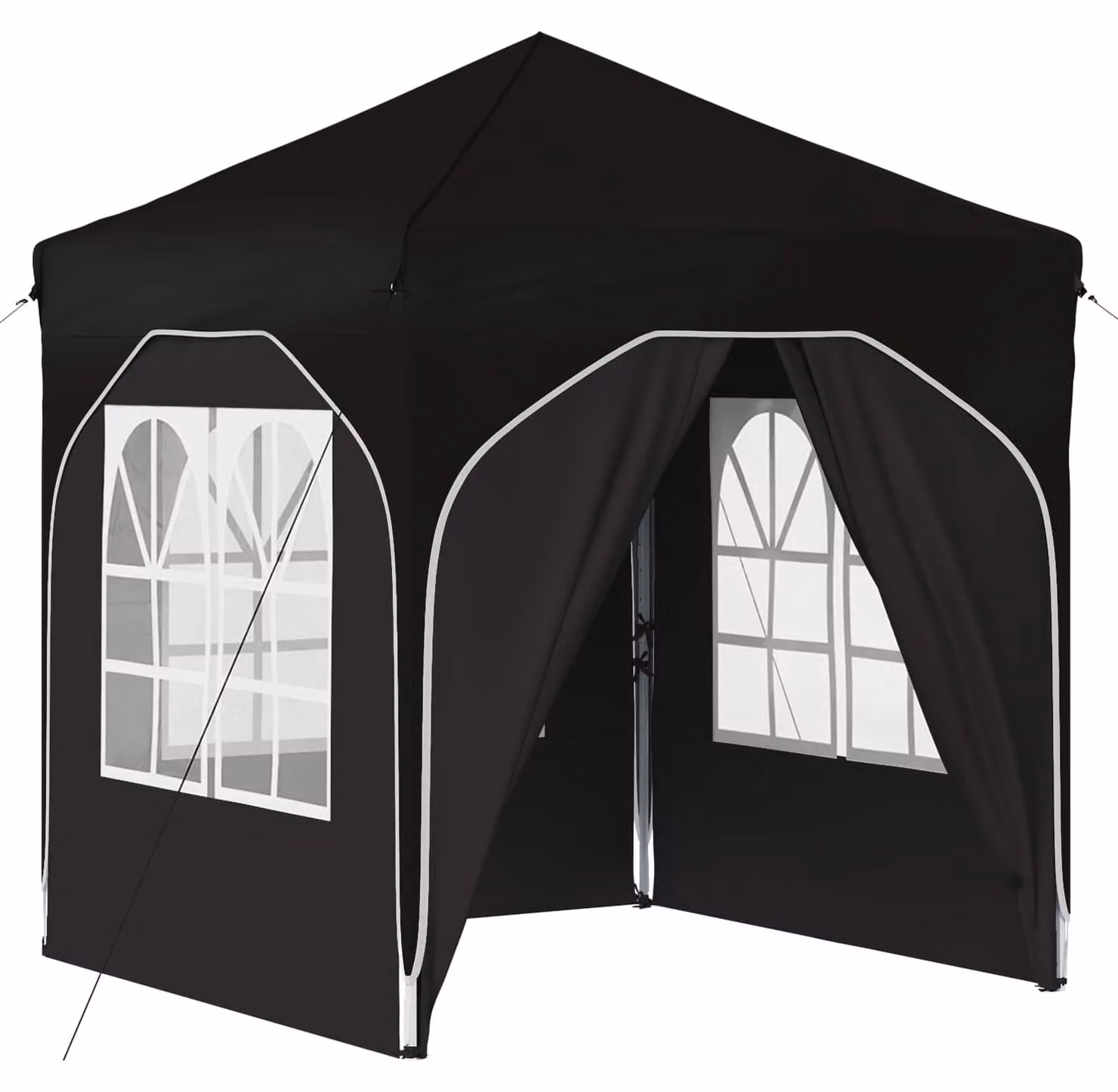 Tenda per feste a pop-up 192 x 192 x 245 cm Nero