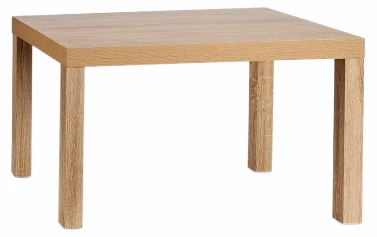 Tavolo, rettangolare, multicolore, in legno, dimensioni 104x53x16,5 cm