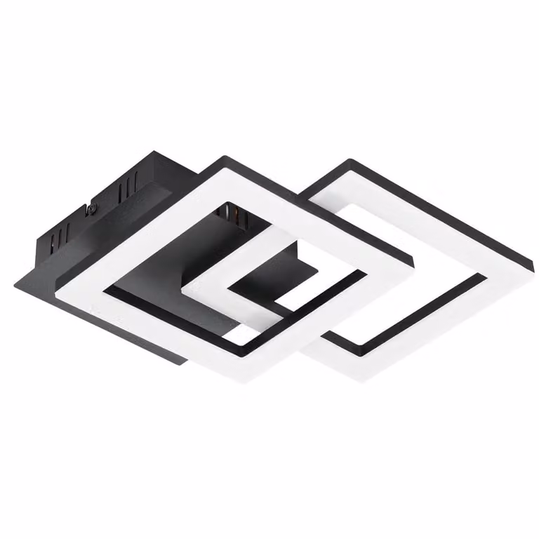 Plafoniera Moderna Paranday-Z Led Acciaio Nero