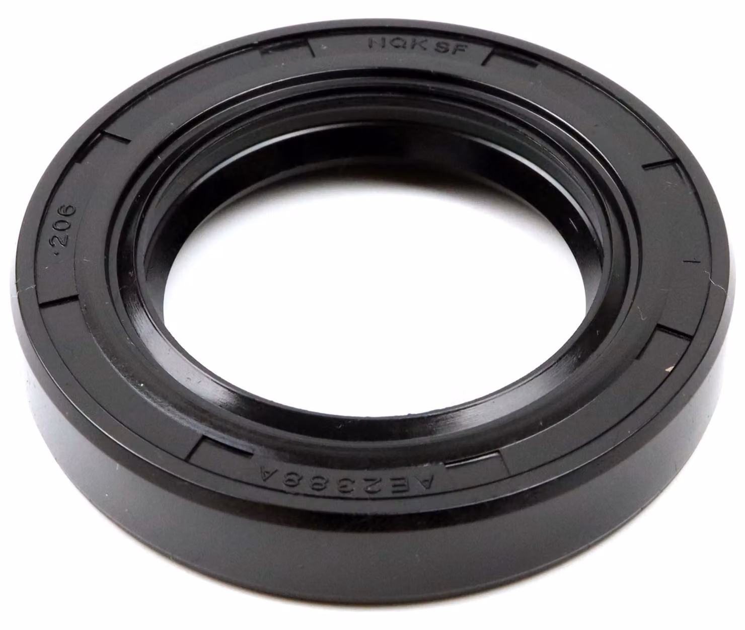 Guarnizione radiale 38,5x62x11 mm, in NBR 70, conforme alla norma DIN 3760, per motori e pompe