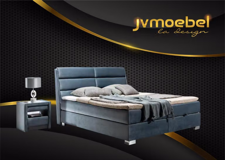 Bett Textil Schlafzimmer Design Möbel Moderne Luxus Betten Bettgestell Samt