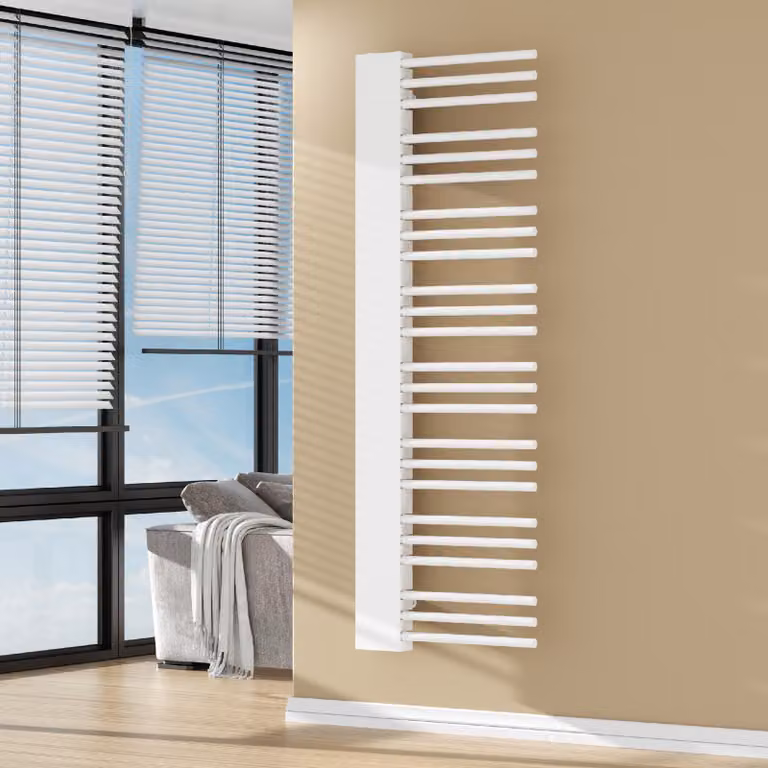 Radiatore per asciugamani 'Kviteseid' Bianco 146x45cm