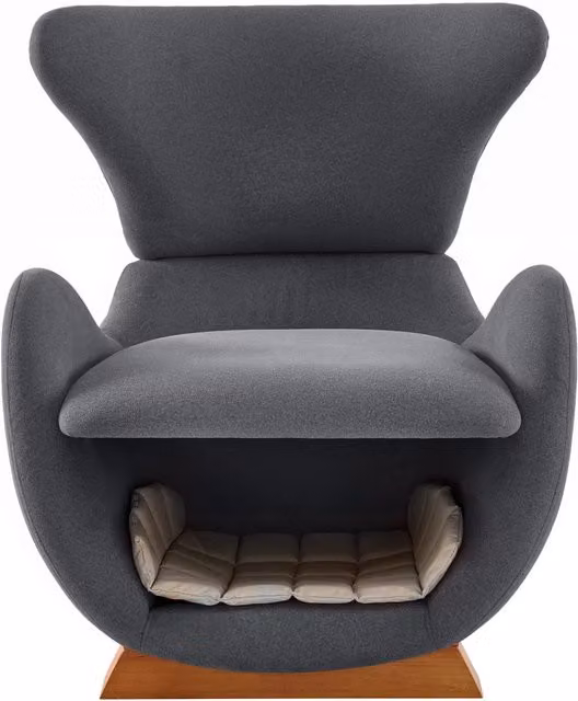 Sedia lounge DESMIU in tessuto resistente ai graffi, con rifugio per animali domestici, 66x69x76 cm, colore grigio