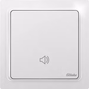 Segnalatore radio da incasso per interni Eltako, bianco puro lucido FIUS55E-wg