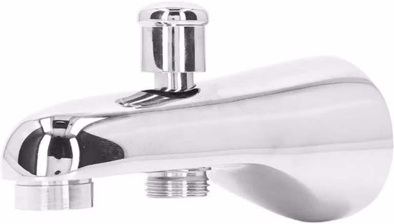 Ugello per rubinetto da bagno con deviatore, attacco G1/2, per vasca da bagno, adatto per doccia e bagno. Bocchetta di ricambio per bagno e vasca