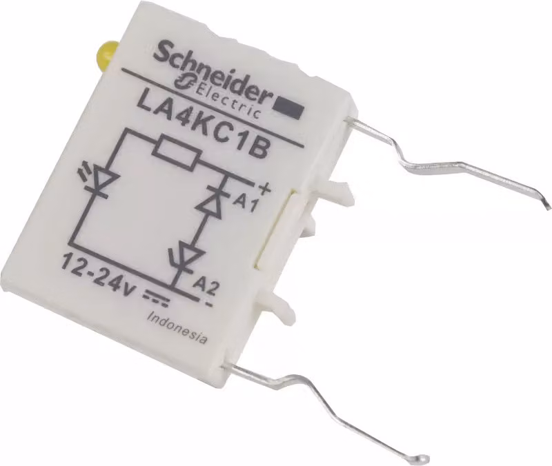 Modulo circuito 2-24V DC per LP1K - Diodo 12...24V DCS Indicazione LED LA4KC1B