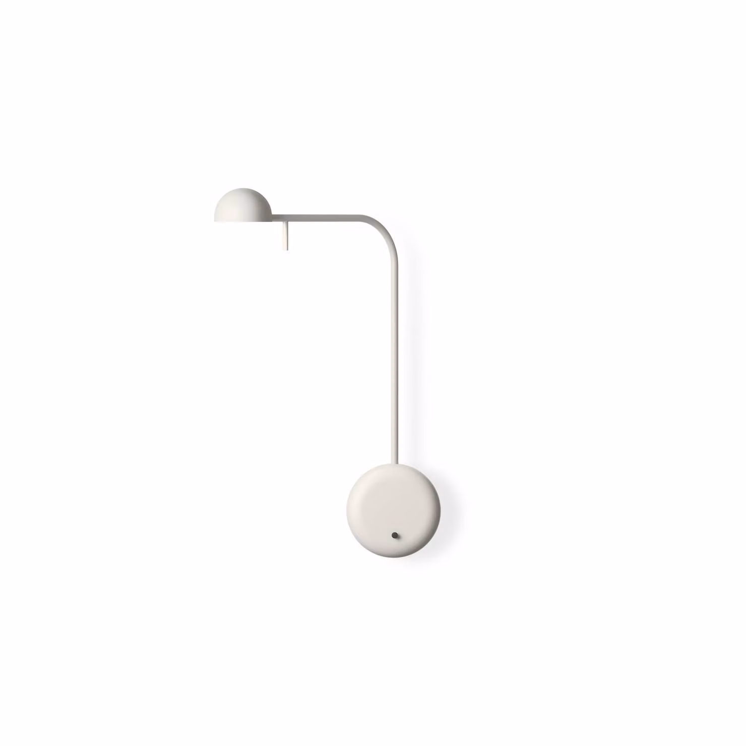 Vibia Applique da parete a LED Pin, Bianco / Opale, Camera da letto, Alluminio, Moderno, Applique a LED