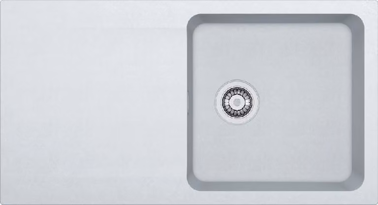 Franke Orion - Lavello in tectonite OID 611, 940x510 mm, bianco 114.0288.541