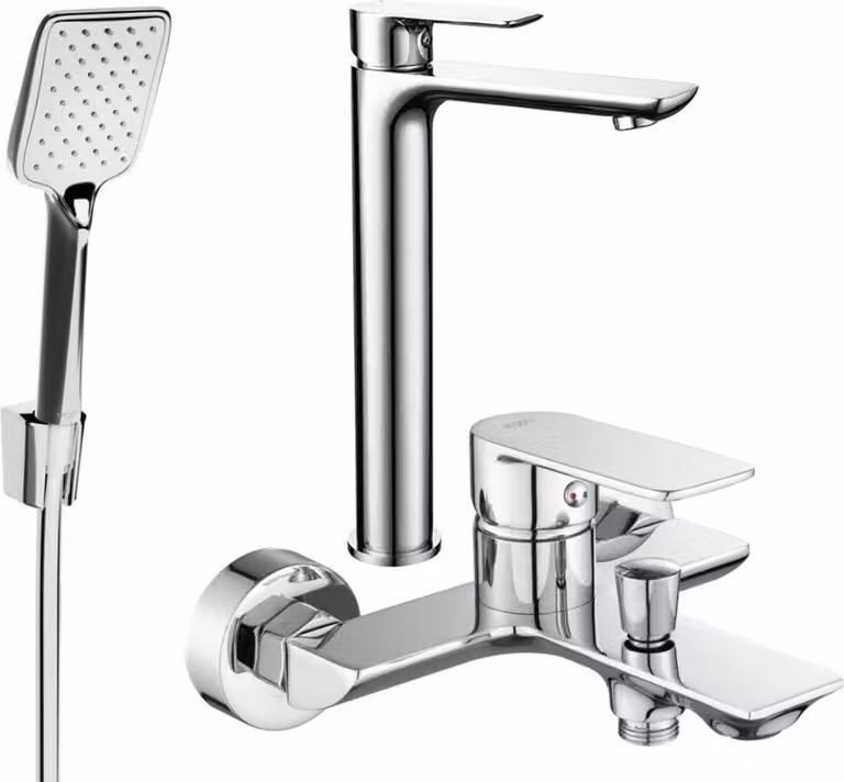 Mexen Alfa R62 set vasca da bagno, cromo - 745713R62-00