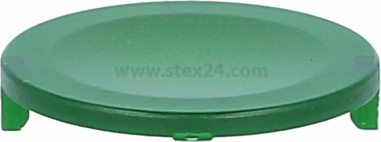 Georg Schlegel Cappuccio pulsante, concavo trasparente Colore verde Versione scrivibile e illuminabile - 1 pezzo