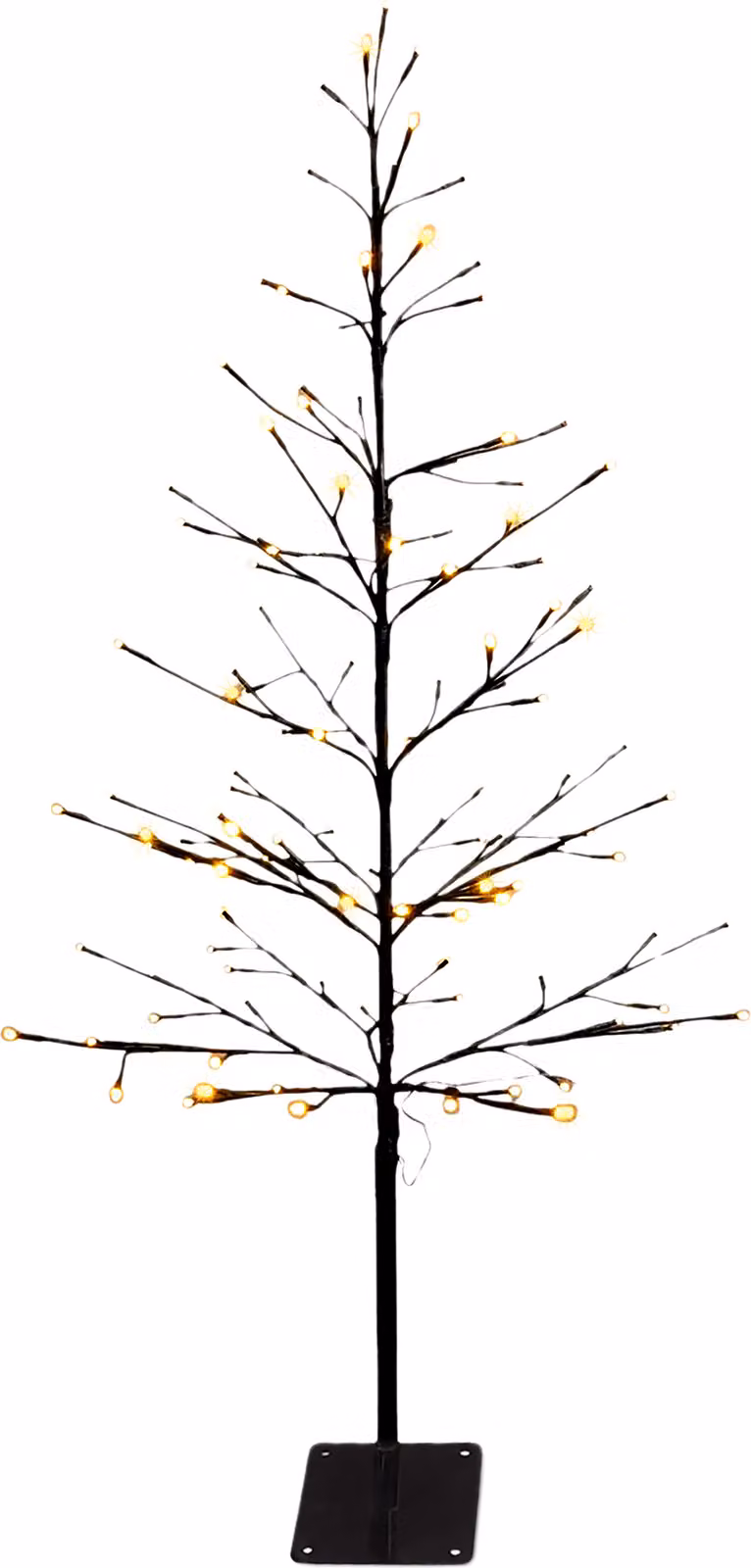 3.09 Albero a LED con 120 LED bianco caldo - circa 120 cm - interno / esterno con alimentatore