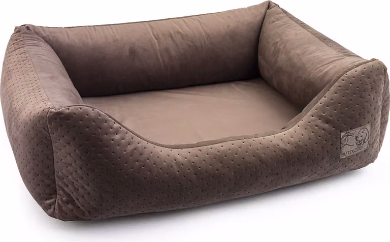 Letto per cani Premium Velvet Brown XXL - 120x95x25 cm | Divano morbido per cani e gatti
