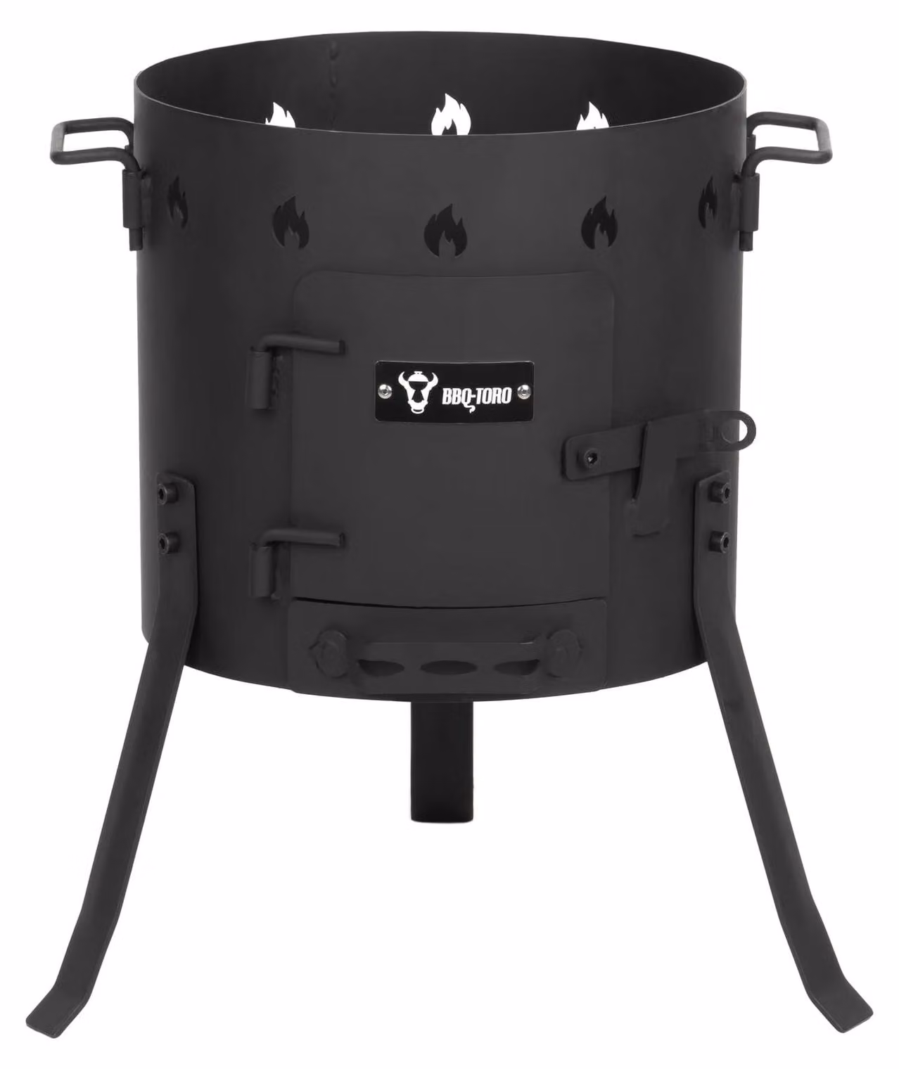 Forno a legna da esterno - Ø 35 cm - Acciaio - Mobile, su tre gambe - Per esterno