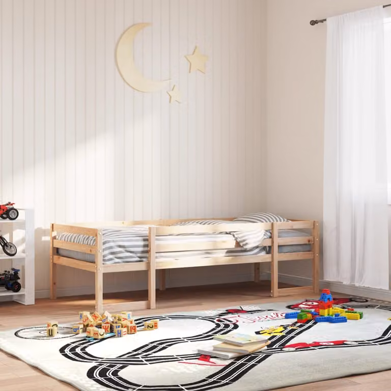vidaXL Giroletto per Bambini 80x200 cm in Legno Massello di Pino