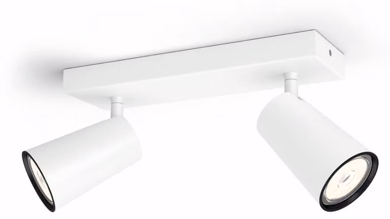 Philips myliving 5057231PN, Spot di illuminazione superficiale, GU10, 2 Glühbirne(n), LED, 220-240, Weiß
