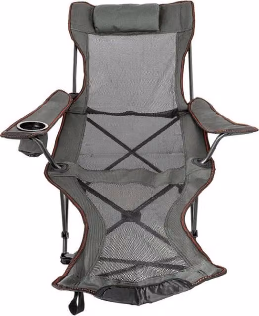 Letto da campeggio gonfiabile VEVOR con schienale regolabile e cuscini inclusi, colore grigio, capacità di carico 150 kg