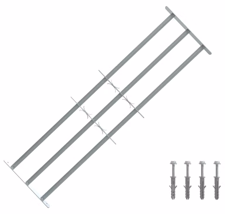 Griglia di Sicurezza per Finestra con 3 Traversine 3 pcs