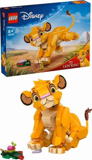 Lego Disney Il Re Leone Simba Cucciolo, Set Creativo Giallo da 222 Pezzi – 2