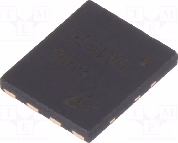 1 x Transistor: N-MOSFET, 2 canali, 8/13W, 30V, 31/54A, unipolare, tecnologia DFN5x6, modello AON6998, multicanale