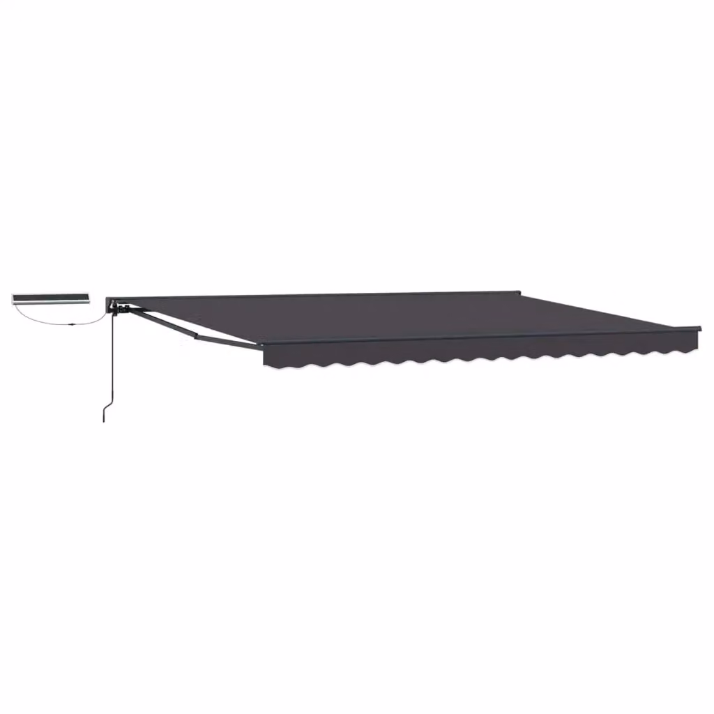 Tettuccio Elettrico Retrattile vidaXL Antracite L: 4 m, P: 2 m – 2