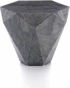 Tavolino Diamond Small Stones in pietra naturale grigia L/P/H: 60 x 60 x 50 cm – 1