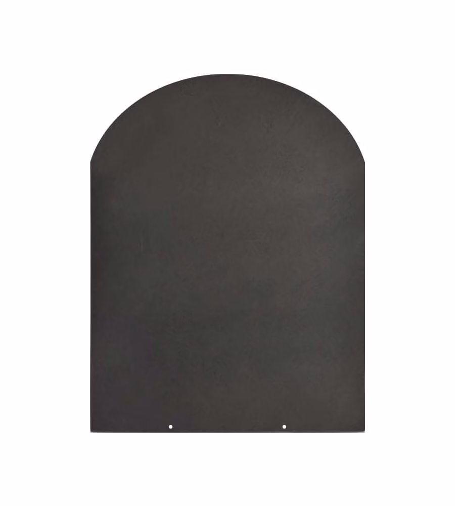 Divina Fire Pedana Salvapavimento per Stufe - Acciaio - 80x60 cm