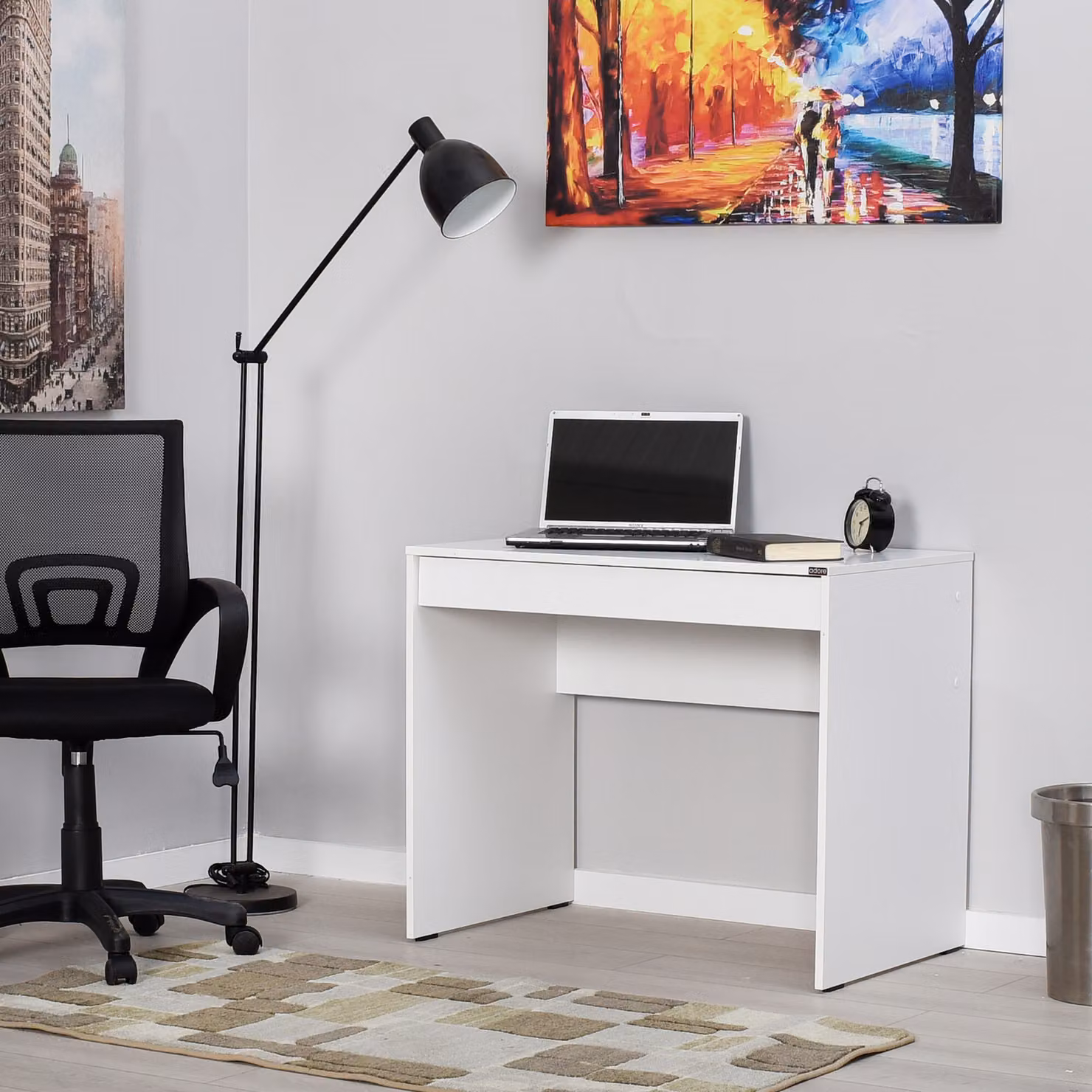 Skye Decor, modello Cms-301-Dd-1, scrivanie, finitura "Diamante", dimensioni 90 x 75 x 55 cm
