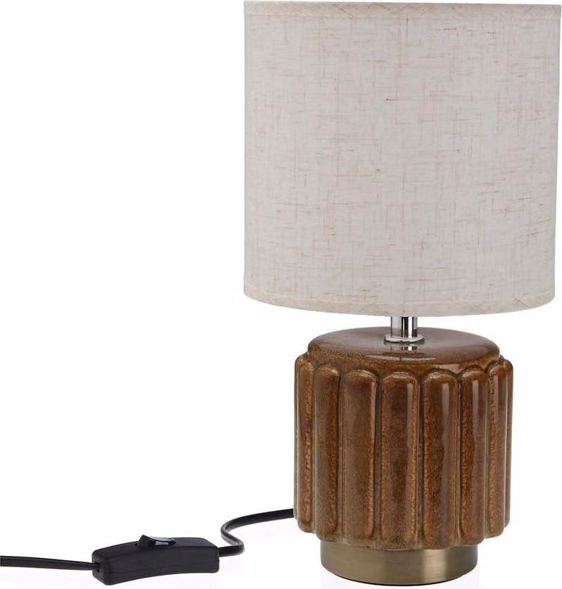 Lampada da tavolo Versa Mehara marrone