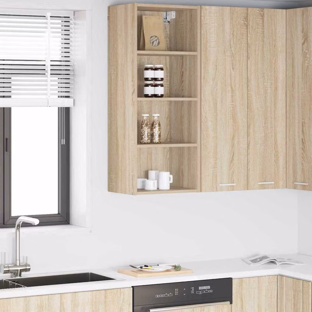 vidaXL Armadio pensile da cucina moderno in Rovere Sonoma marrone L 40 cm, P 29,5 cm, H 100 cm