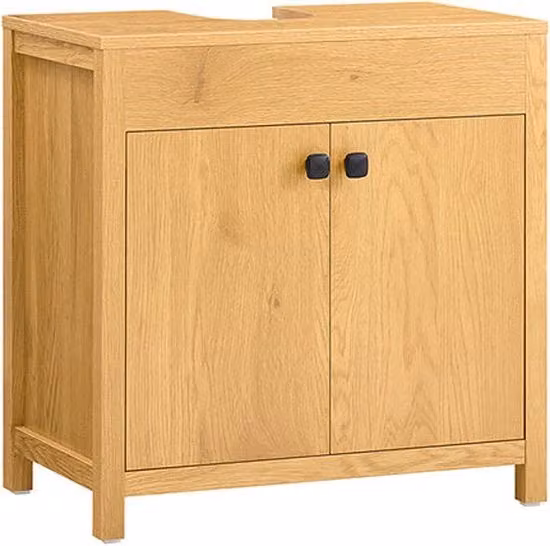 Cassettiera da bagno - Cassetta da sotto pavimento - Organizzatore - Scomparto regolabile a pannelli - MDF, E1 - PB, E1 - Peso 13,8 kg - 60 cm x 60 cm x 35 cm