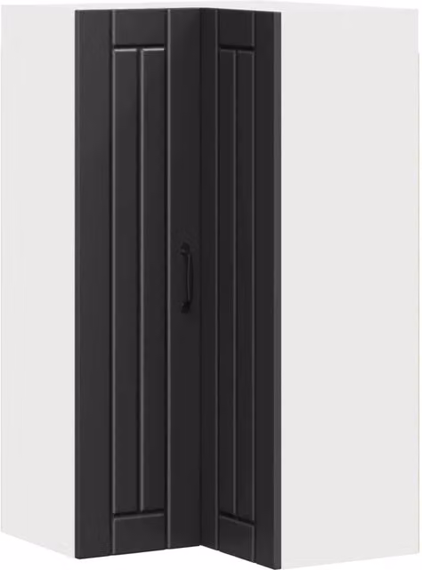 Mobile da cucina e soggiorno moderno HELLOSHOP26 in legno composito nero opaco con ante scorrevoli L/P/H: 57 x 57 x 100 cm
