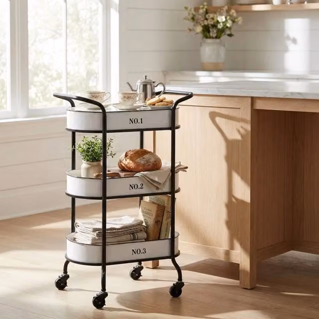 Mobile Chile Cosma in legno e metallo bianco opaco L: 82 cm, P: 44 cm, H: 44 cm