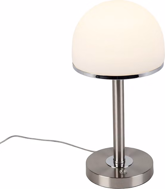 Lampada da tavolo a LED BERLIN 4 W 350 lm 3000 K nichel opaco