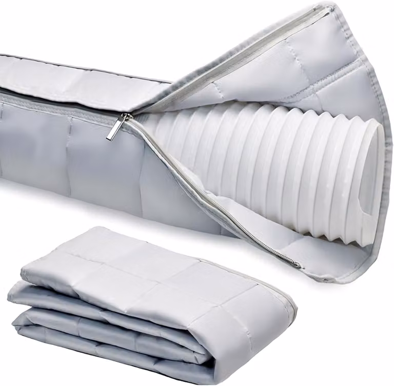 Tubo per climatizzatore, isolamento, copertura per tubo, 150 x 50 cm, tubo di scarico, isolamento per climatizzatori portatili, accessori per finestre per climatizzatori
