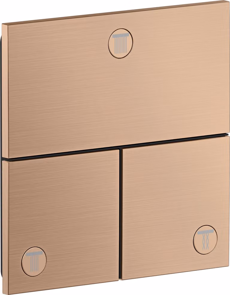 hansgrohe AXOR ShowerSelect ID robinet, 3 consommateurs, encastré, carré, 36780310, 36780310