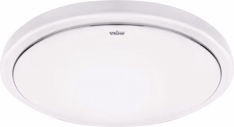 Plafond bagno moderno bianco rotondo Ø26cm colore neutro LED 14W SOLA Struhm