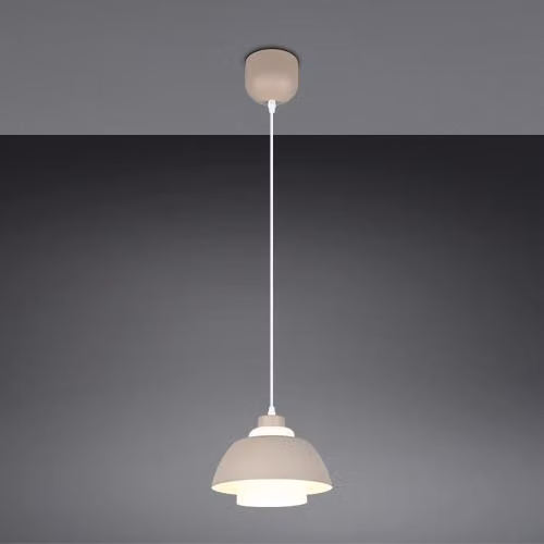 Lampada a sospensione TILOS, marca Reality Leuchten, color beige, dimensioni 23x150 cm, color beige