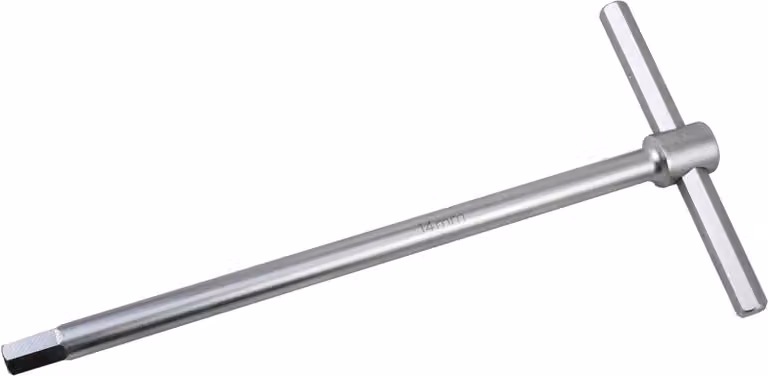 BIKESERVICE Cacciavite a Esagono, impugnatura a T 14 mm, lunghezza: