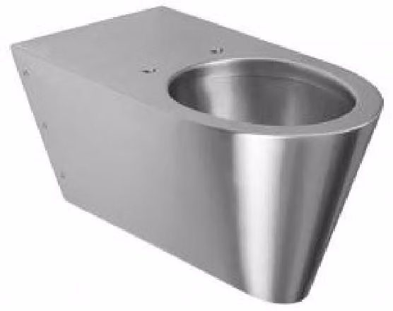 Sanela Toilette in acciaio inox - Toilette sospesa in acciaio inox per disabili SLWN 11