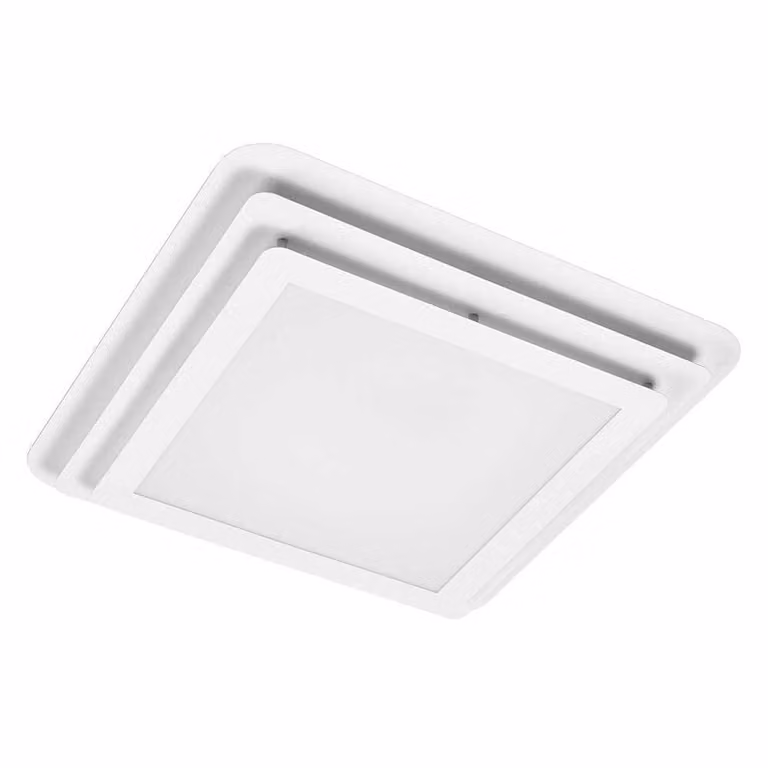 LEDVANCE ORBIS SPIRAL LAYER CL Plafoniera LED, bianca, 24W, 3000lm, 45x45cm, distribuzione della luce molto omogenea, luce diretta e indiretta, modulo LED integrato, lunga durata, 3000K