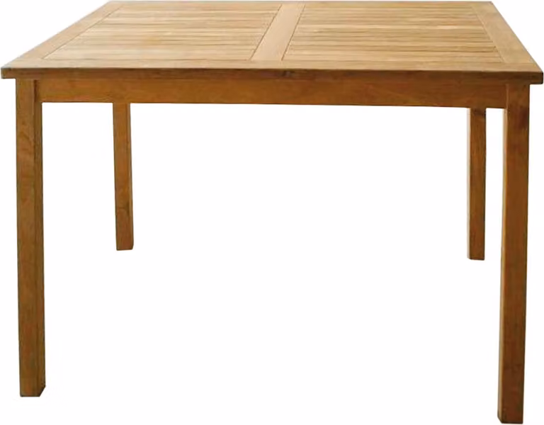 Tavolo LEX in teak, rettangolare, 70 x 90 x 75 cm