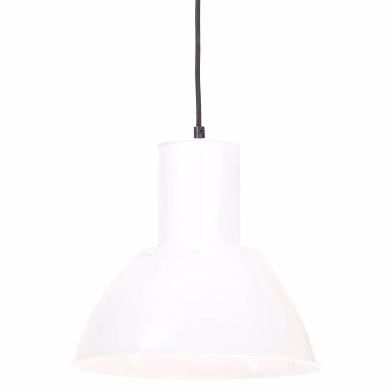 vidaXL Lampada a sospensione 25 W Bianco Rotondo 28,5 cm E27