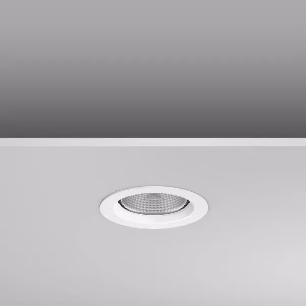 RZB Arelo, 6,5 W, 700 lm, 840, bianco, faretti da incasso on/off, D 130 H 2, 94° 901702.002