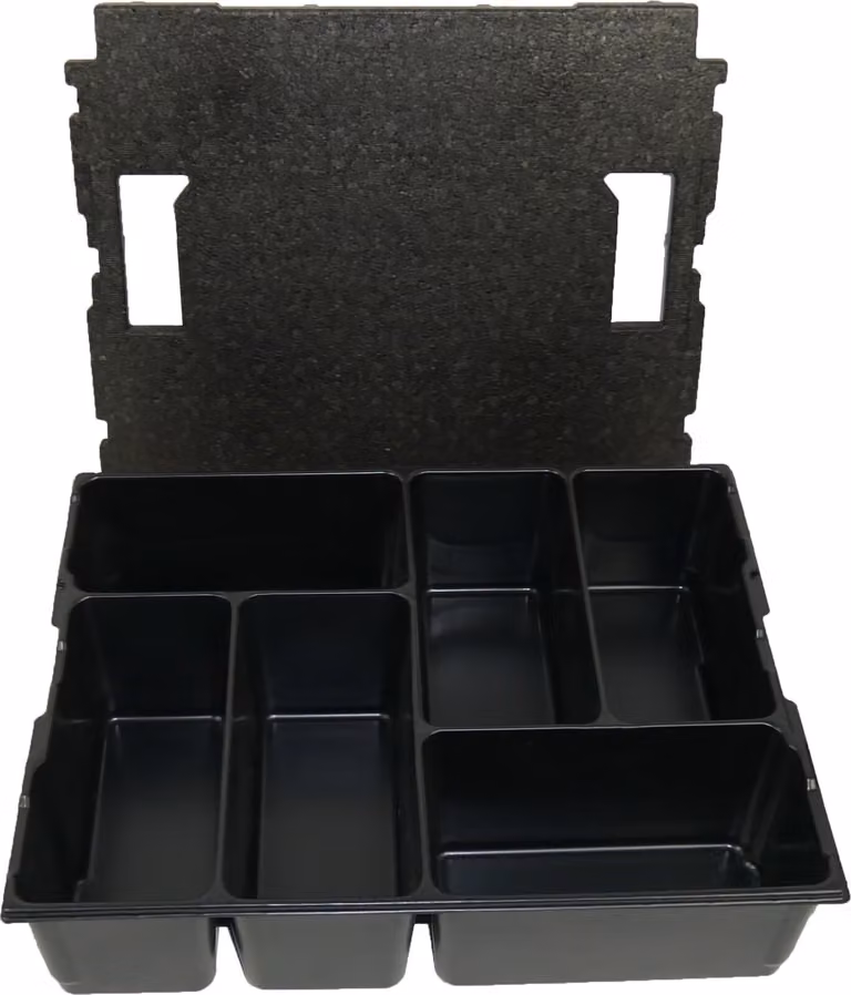 BS Systems inserto per minuteria 6 scomparti incl. inserto per coperchio per L-Boxx 136